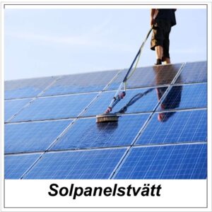 Solpanelstvätt